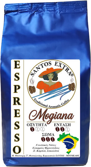 Santos Extra Καφές Espresso Μονοποικιλιακός Arabica Brazil σε Κόκκους 500gr