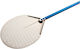Pizza Shovel Round Perforated Φ33 Long Handle Total Length 184 Cm Aluminum 32f