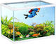 Aquarium 33 Liter Kunststoffrahmen & Deckel – Super Weiße Glas – M40,5xπ26xυ31cm – Glasdicke 4mm