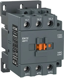 Etek Ekc2-5011-240 Реле Захранване 3p 3 No 50a 22kw 1no+1nc 240 V Пиезо
