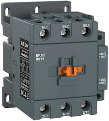 Etek Ekc2-8011-240 Реле Захранване 3p 3 No 80a 37kw 1no+1nc 240 V Бобина