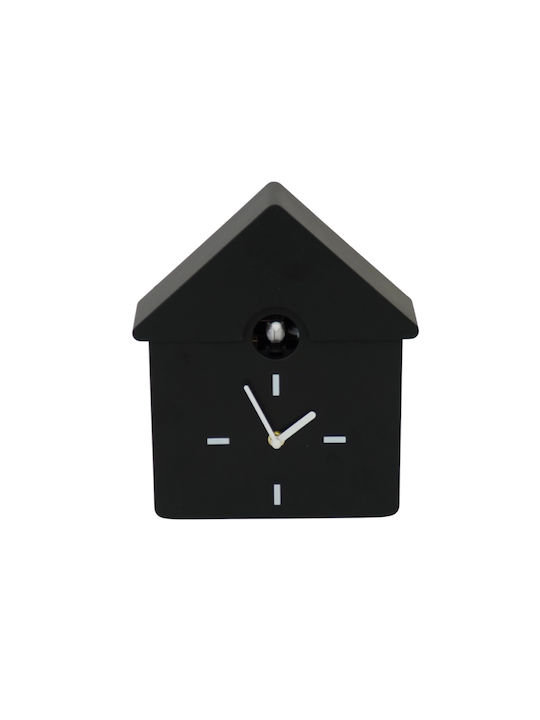 Housevitamin Wall Clock Black 24x27cm