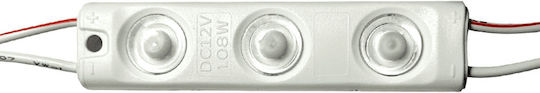 LED Модул 12V PC 1,08W 6500K 180lm/m 50000ч IP66 Ra70 5г 3 броя