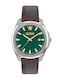 Versace Men's Watch Battery with Brown Leather Strap