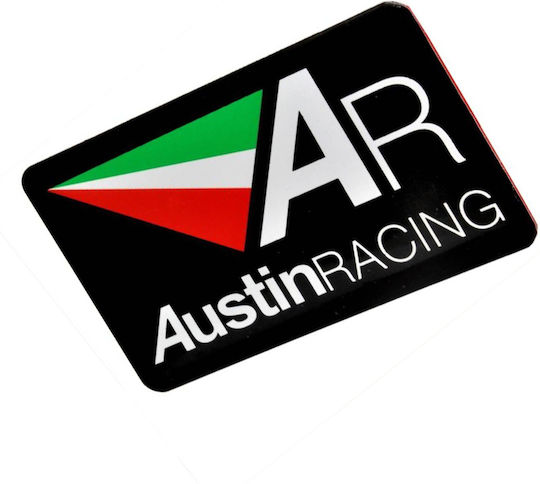 Austin Racing Ar Metallisches Wappen-Aufkleber Aluminium