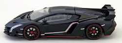 1:43 Kyosho Lamborghini Veveno Matt Black Red Line 5571mbk 1:43 Kyosho Lamborghini Veveno Matt Black Red Line 5571mbk