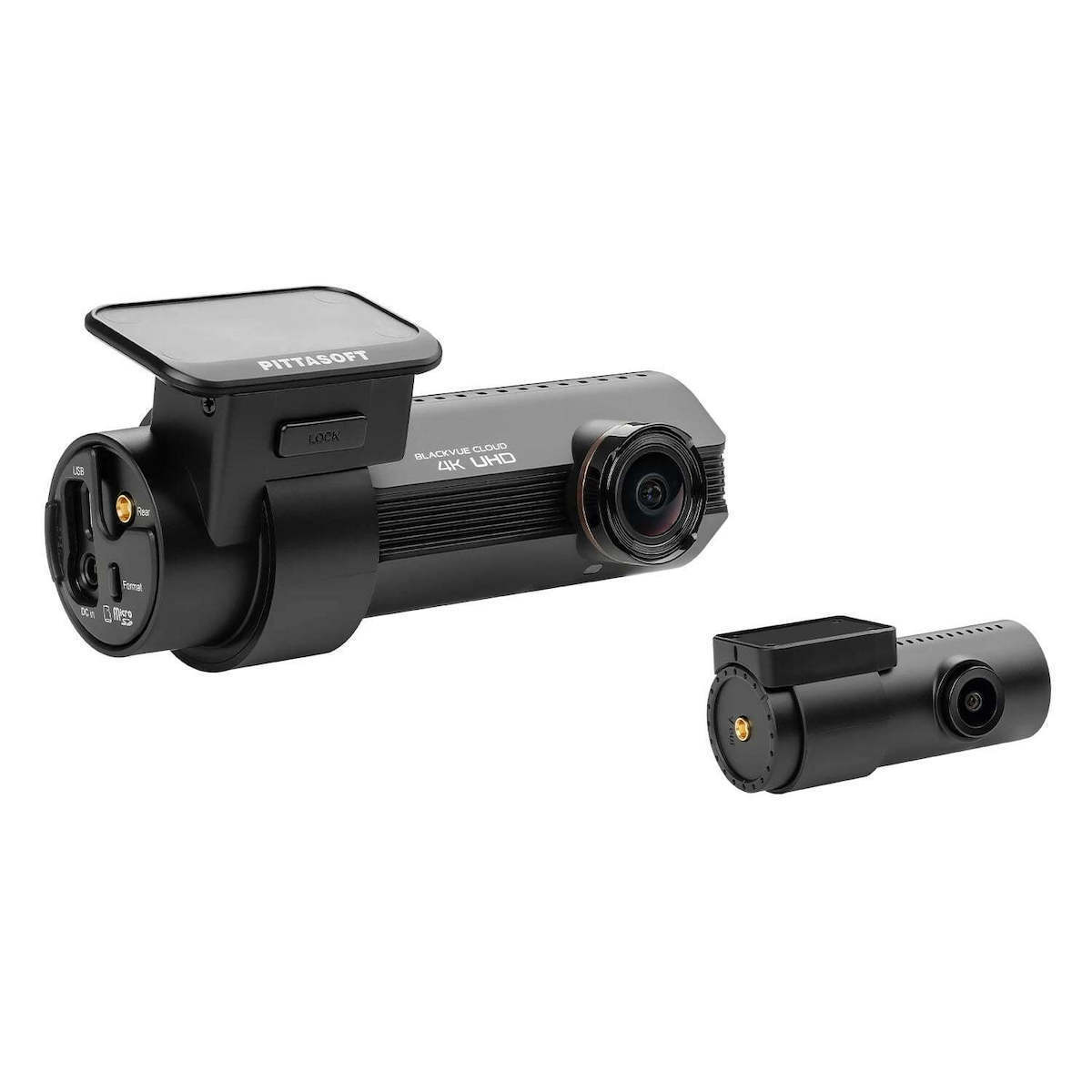 BlackVue DR970X-2CH LTE Plus II Dashcam 4K UHD + Cloud 4G - Caméra Embarquée Avant/Arrière Avec Carte 128Go - 5