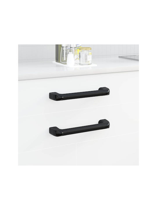 vidaXL Handle Furniture made of Metallic Black 380mm (Center Distance 34mm) 864708 12pcs