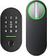 Liliwise Electronic Lock Retrofit With Bluetooth And Wi-Fi Connectivity Black