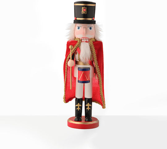 Nutcracker de Crăciun Lemn Roșu Înălțime 60cm.