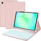 Tech-Protect Sc Pen Flip Cover with Keyboard in International English Pink (Samsung Galaxy Tab A9+, A11+ Plus 11.0)