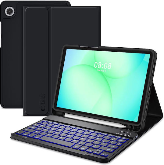 Tech-Protect SC Pen + Tastatur Galaxy Tab A9+ A11+ Plus 11.0 X210 X215 X216 X230 X235 X236 Schwarze