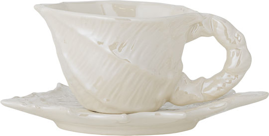 Bloomingville Gravy Boat Ceramică Alb 1pcs