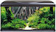 Zoomed Fisch-Aquarium mit Kapazität von 85Es mit Beleuchtung, Filter und 80x32x48cm Schwarz