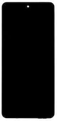 Lcd Display + Touch Unit + Front Cover Samsung M556 Galaxy M55 5g Black