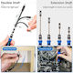 Screwdriver Set 142 Pieces Precision Screwdriver for Electronic Devices Magnetic Repair Kit 120 Bits Phone Macbook Computer Laptop PC Tablet