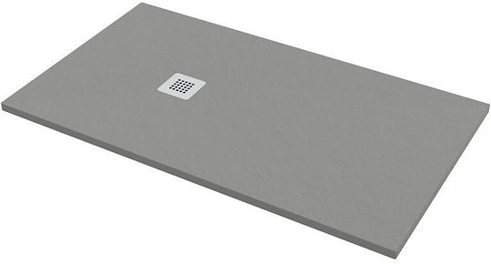 Sirene Slate Душ от изкуствен камък 140x80см Сив
