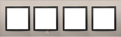 Simon 54 Nature Frame 4x Metal Satin Night Drn4/81