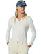 Damen Langarm Pullover White