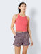 27020104 Damen Bluse Baumwolle Ärmellos Sun Kissed Coral