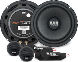 Esb 1000 1.6k2x Difuzoare Auto Sistem 2 Căi Set 165mm 90w Rms 4 Ohm 4 Difuzoare
