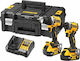 DEWALT DCK2051P2T Set Drill Driver & Impact Screwdriver 18V with 2 Batteries 5Ah and Case