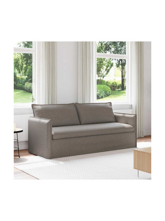 Διθέσιος Καναπές Καφέ 195x82x85εκ.