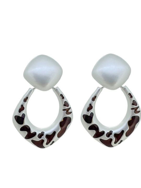 Ro-Ro Accessories Σκουλαρίκια Ρόμβος