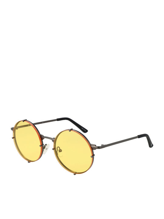 Champion Men's Sunglasses with Blue Metal Frame and Gray Lens CU5138-52C02