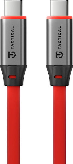 Tactical USB 2.0 Kabel USB-C männlich - USB-C 60W Rot 1m (57983127956)