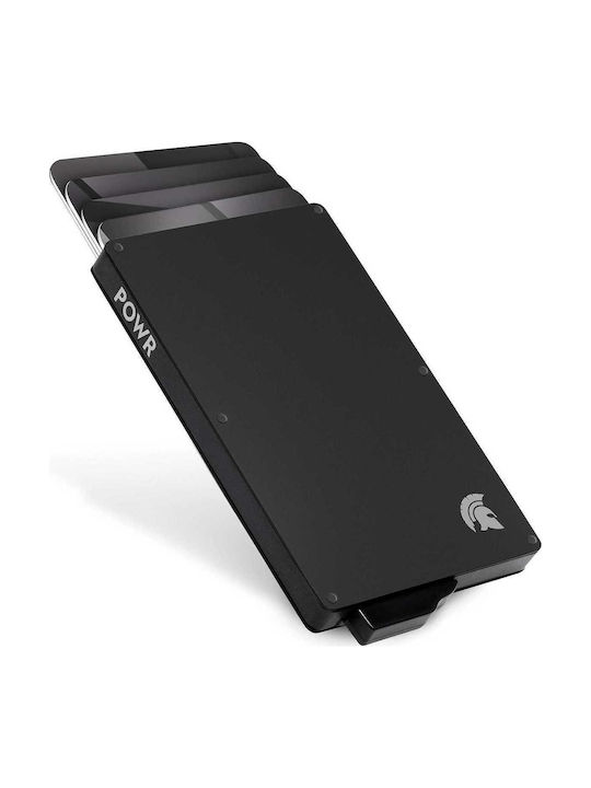 Powr Men's Wallet with RFID and Slide Mechanism Black