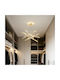 Adjustable Pendant Light Gold 60x60cm