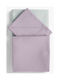 Beboulino Baby Sheets Set Crib Flannel Purple 180x100cm 2pcs