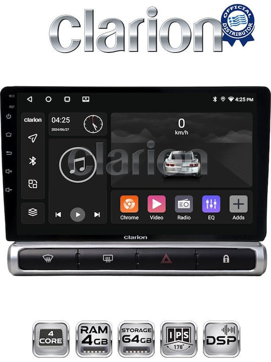 Clarion Sistem Audio Auto pentru Citroen C3 2016 (Bluetooth/USB/WiFi/GPS/Apple-Carplay/Android-Auto)