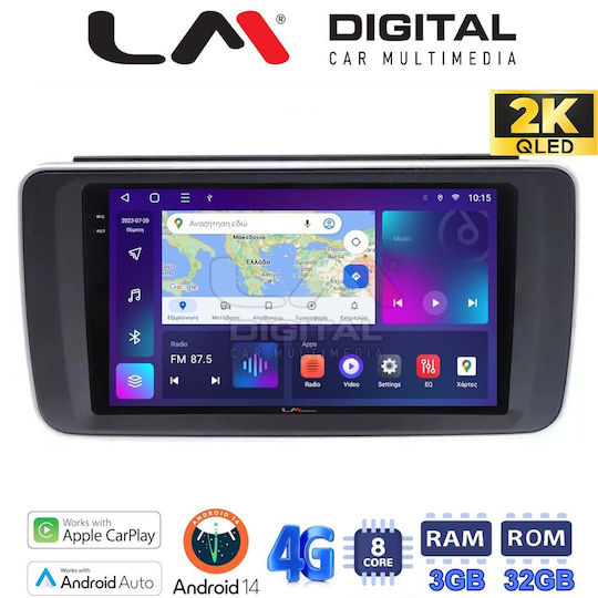 LM Digital Car Audio System for Nissan Leaf 2018 (Bluetooth/USB/WiFi/GPS/Apple-Carplay/Android-Auto)