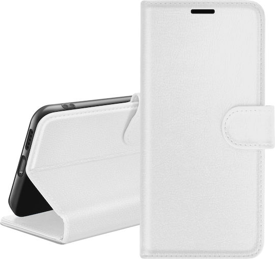 Zanaé Husa Wallet Oppo A96 A76 Stand Magnetic Tab Alb