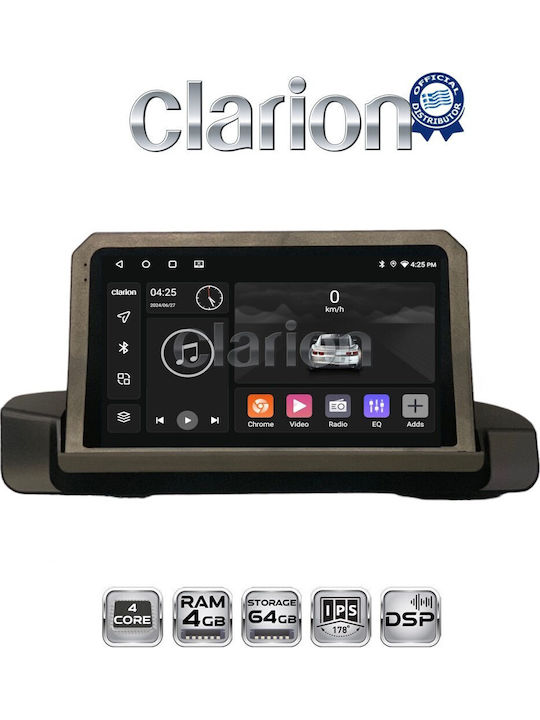 Clarion Ηχοσύστημα Αυτοκινήτου για BMW Σειρά 3 2005-2012 (Bluetooth/USB/WiFi/GPS/Apple-Carplay/Android-Auto)