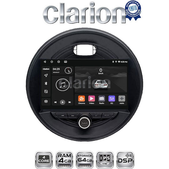 Clarion Car Audio System for Mini Cooper / Clubman / Roadster 2015 (Bluetooth/USB/WiFi/GPS/Apple-Carplay/Android-Auto)