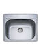 Donau Drop-In Sink Inox Matte W60xD50cm