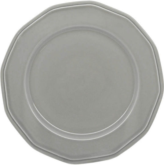 Ankor Premium Classic Teller Untiefe aus Porzellan Gray 27cm 6Stück
