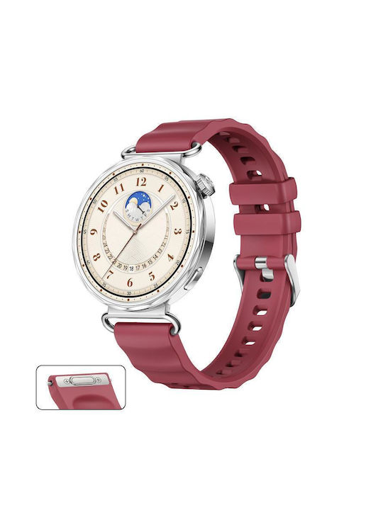 Curea Silicon Argintiu (Huawei Watch GT 6 41mm)