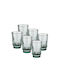 TnS Set of Glasses for White Wine made of Glass 130ml 6pcs