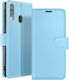 Zanaé Wallet Case Samsung A40 Stand Magnetic Tab Light Blue
