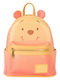 Loungefly Παιδική Τσάντα Πλάτης Πορτοκαλί 3εκ. Disney Winnie Pooh Sequin Glitter Mini