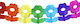 Carnavalista Party Garland 10 Pieces 17cm