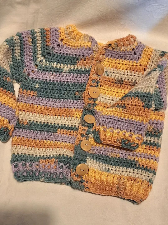 Kinderstrickjacke Mehrfarbig Kinderstrickjacke Mehrfarbig