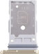Clappio Handy SIM/SD-Kartenhalter Galaxy S24 S24 Plus Dual Nano SIM Slot Beige
