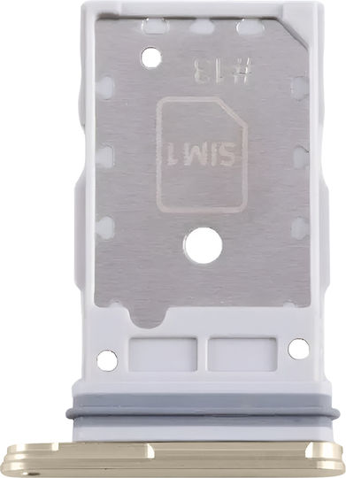 Clappio Handy SIM/SD-Kartenhalter Galaxy S24 S24 Plus Dual Nano SIM Slot Beige