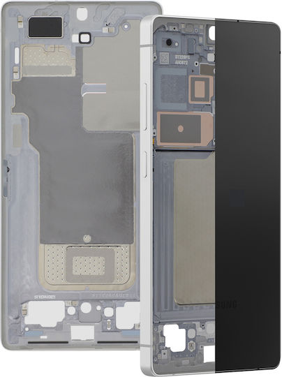 Samsung Original Replacement Center Frame Galaxy S25 Ultra Black Silver