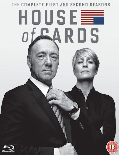 House Cards Complete First Second Seasons Blu-ray Discs